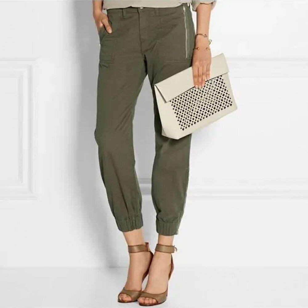 J Brand Tavi Utility Green Joggers Sz 26